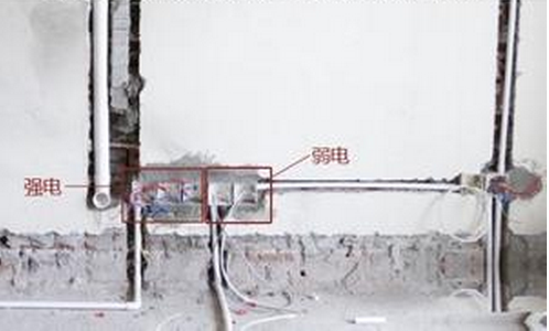 強(qiáng)電、弱電分路走